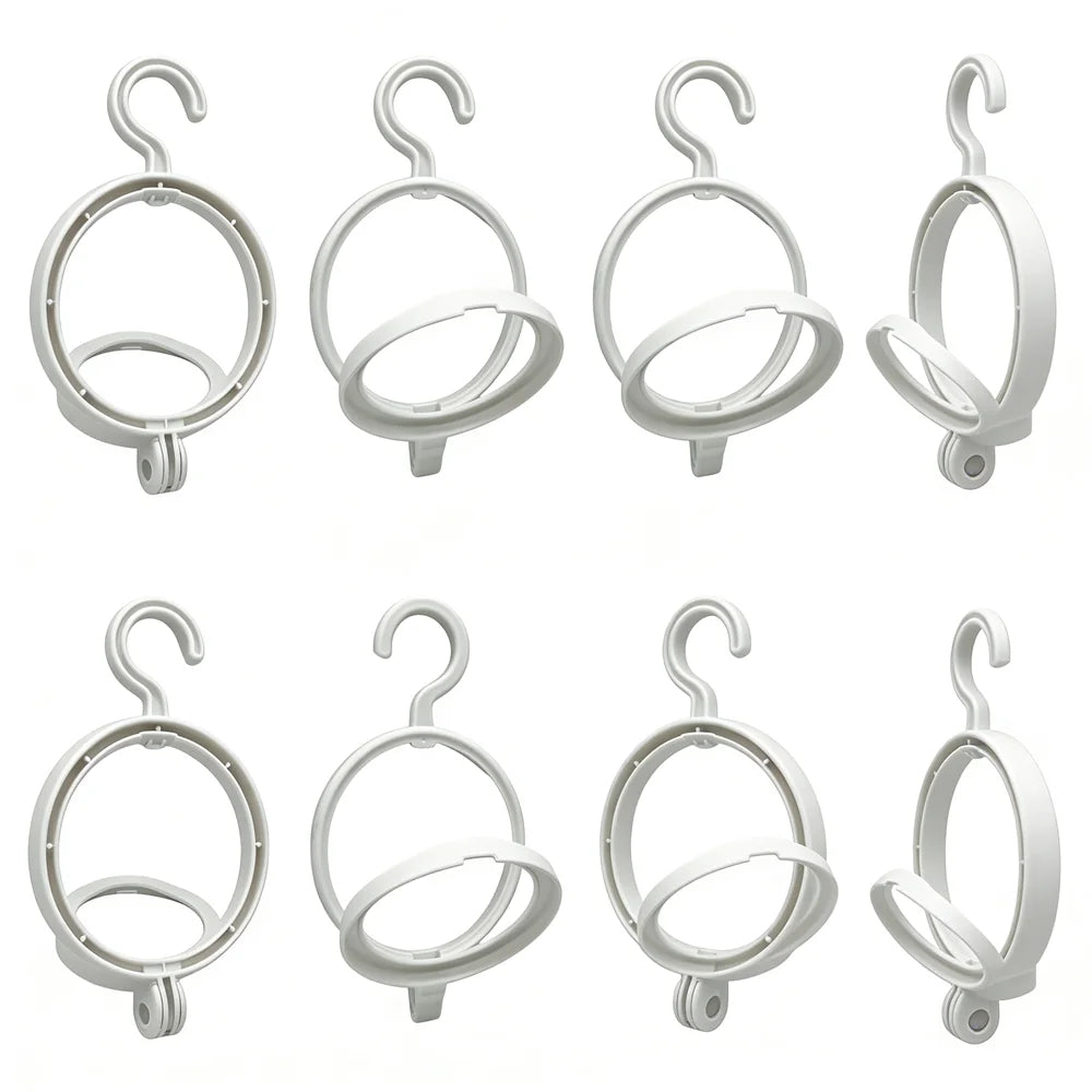 4 pcs Portable Wig Display Stand Wig Hanger Stand For Multiple Wigs Drying Stand Hanging Wig Stand Plastic Wig Dryer Stand