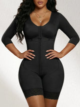 Women’s high compression Colombian waist trainer shapewear with built-in bra, belly and booty molding support