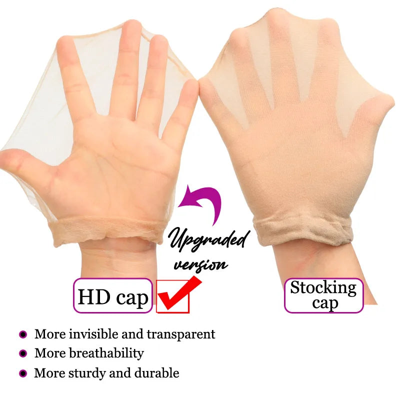 HSF Marketplace HD wig cap 6 pack for realistic wig installation and comfortable hair styling