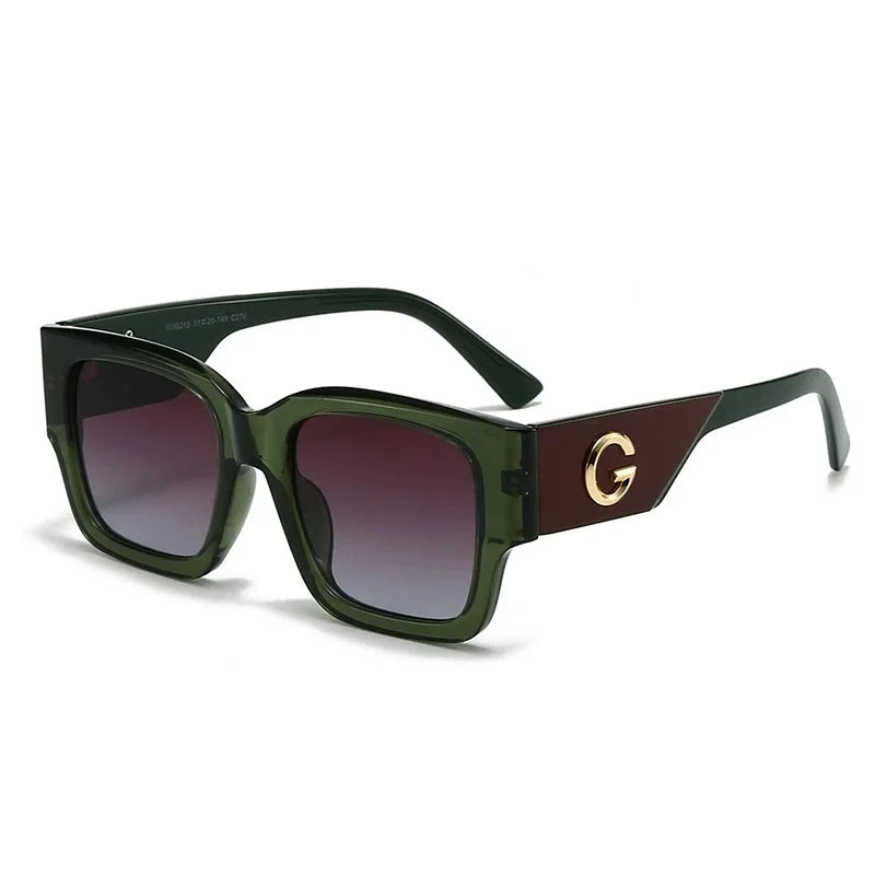 Luxury G Fashion sunglasses by HSF Marketplace, stylish square unisex eyewear with UV400 protection for women and men.