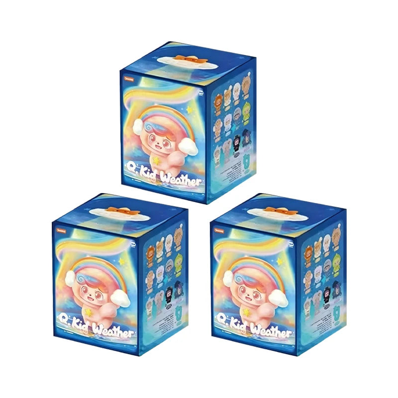Jotoys Q.Kid Weather Series mini plush blind box collectible doll backpack pendant desktop ornament