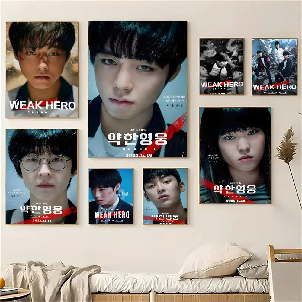 Weak Hero Class 1 Korean poster for stylish home decor, featuring K-culture artwork by HSF Marketplace