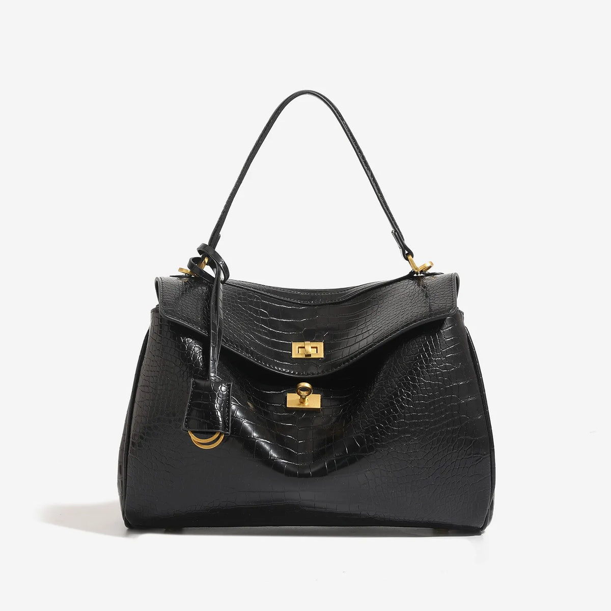 Large capacity women's split leather tote bag by HSF Marketplace in a spacious everyday handbag design