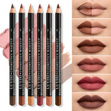Brown nude waterproof lip liner pencil for defining lip shape, highly pigmented smooth-glide makeup by HSF Marketplace