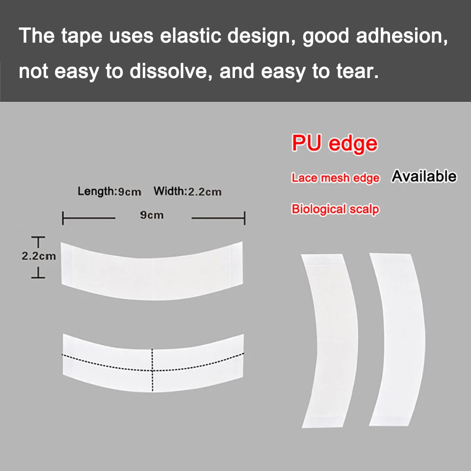White Tape Ultra Hold Double Sided Hair Tape For Lace Closure/Extension/Toupee/Lace Wigs 36 Pieces/Bag