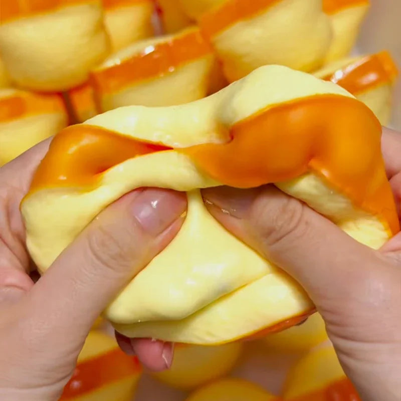 Squishy Crunchy Toast Bread Squeeze Fidget Toy Homemade Soft Toast Stress Ball ASMR Sensory Anti Stress Toy Gift for Adult