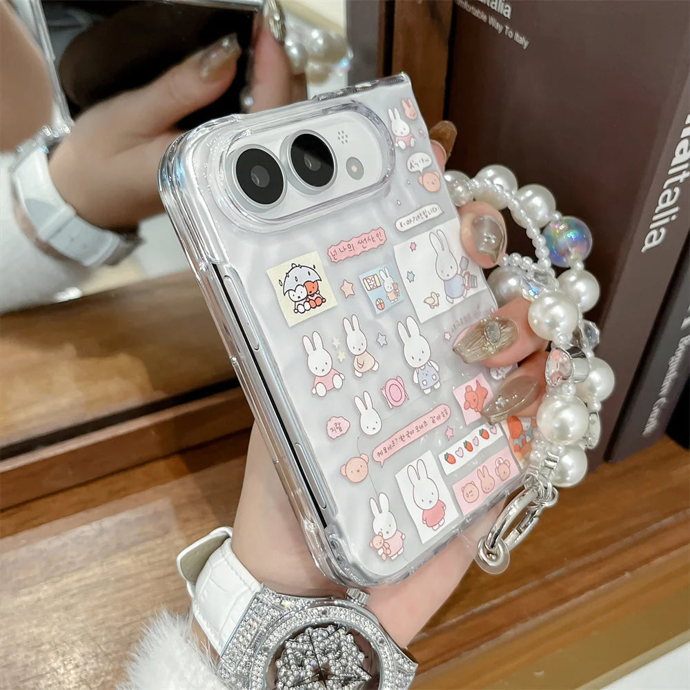 Cute cartoon rabbit shockproof phone case for iPhone by HSF Marketplace