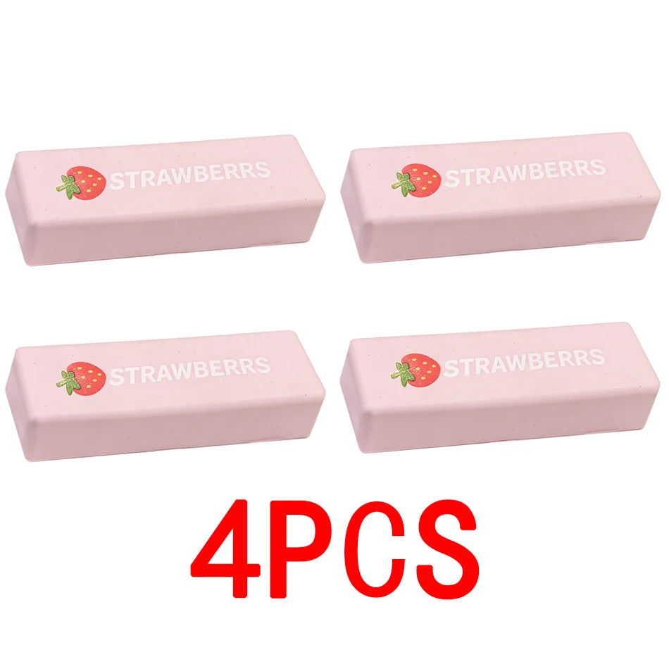 2026 New Soft Butter Squishy Toy, 1-5 PCS Cute Strawberry Butter Bar Stress Relief Toy, Stretchy & Squishy Safe TPR Material