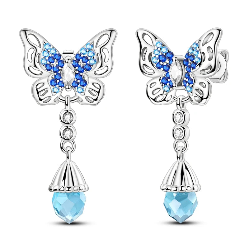Hypoallergenic CZ zircon hoop earrings in 925 sterling silver by HSF Marketplace