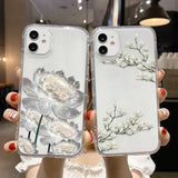 Floral phone case for iPhone 17, 18 Pro Max, 15, 14, 13, 12, and 11 by HSF Marketplace