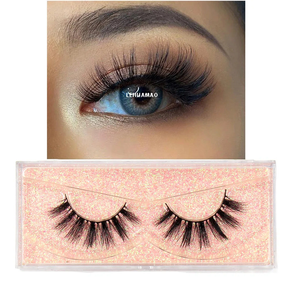 3D mink false eyelashes for a natural look, soft and reusable HSF Marketplace lash extensions