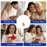 Sterling silver gold-finished fighting fish pendant necklace for women, stylish jewelry gift with intricate fish design.