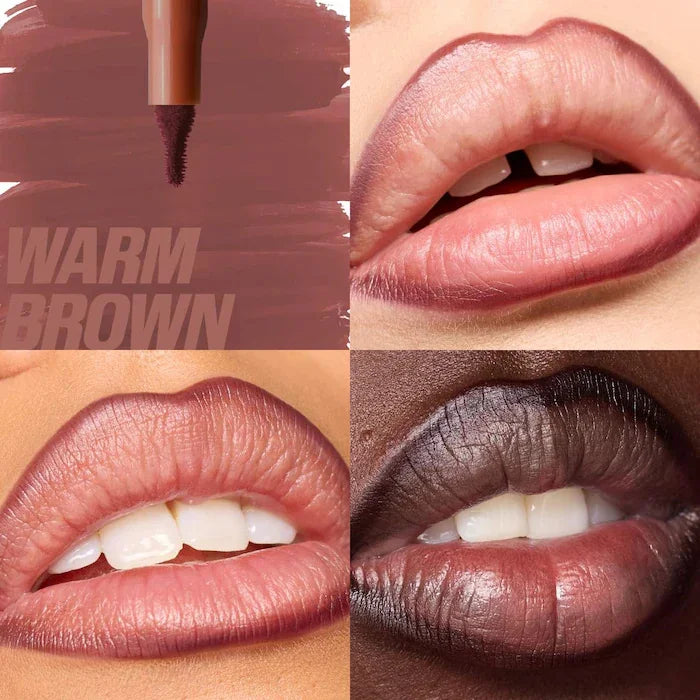 Red waterproof matte lipliner pencil from HSF Marketplace with moisturizing, long-lasting, non-stick lipstick in velvet finish.