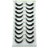 3D faux mink hair false eyelashes, 10 pairs of fluffy HSF Marketplace lashes