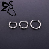 Titanium hoop earrings 18G for helix and cartilage piercings by HSF Marketplace
