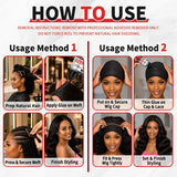 GOIPLE Lace Wig Adhesive, 30s Quick-Drying Super Firm Hold Glue, Twin Bottle Set with Two 120 ml Bottles for Lace Wigs, Closures and Toupees