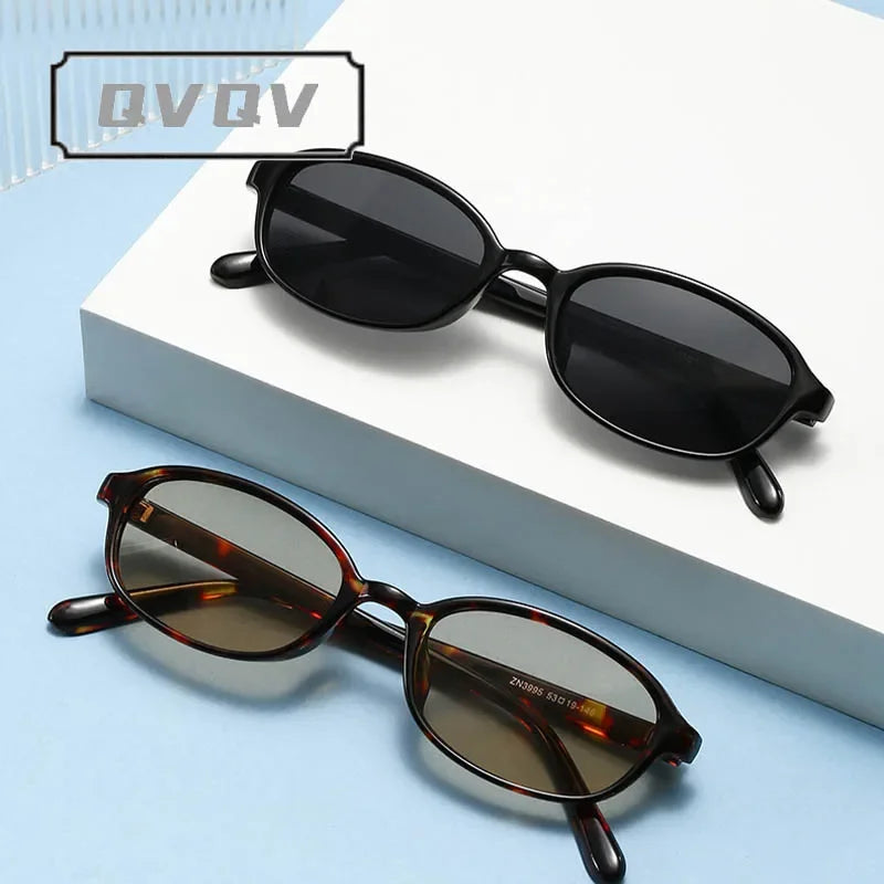 Small oval sunglasses for women by HSF Marketplace, lightweight retro design, outdoor travel eyewear, stylish sun glasses.