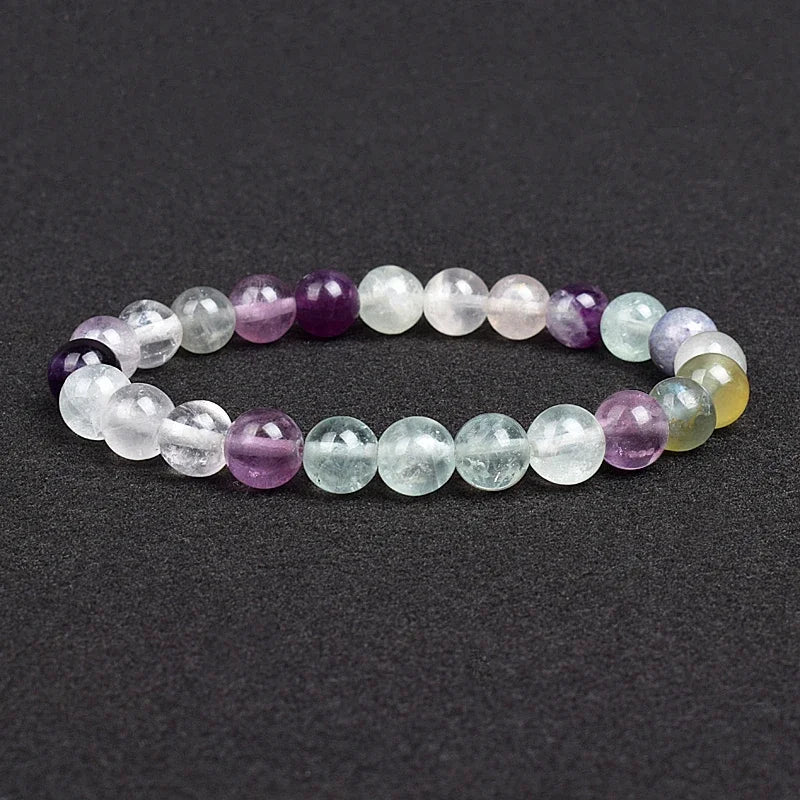 Genuine Natural Stone Bracelet Apatite Lapis Lazuli Agate Crystal Tiger Eye High Quality Gem Beads Bracelet Homme Jewelry Bangle