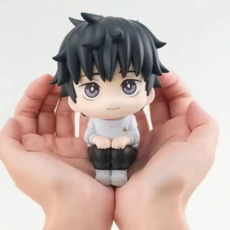 Jujutsu Kaisen collectible figures featuring Geto Suguru, Gojo Satoru, Fushiguro Toji, Okkotsu Yuta and Inumaki Toge