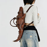 Luxury designer women's handbag with fun shape, high-quality PU leather, and shoulder strap, handcrafted by HSF Marketplace.