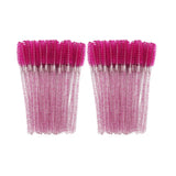 50-piece HSF Marketplace eyelash brush set for false eyelash extensions and makeup application