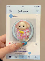 Cute bear and rabbit magnetic stand phone case for iPhone 14–16 by HSF Marketplace