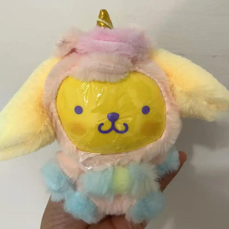 Sanrio Dream Unicorn Series vinyl plush blind box pendant featuring Hello Kitty or Kuromi cartoon character figure