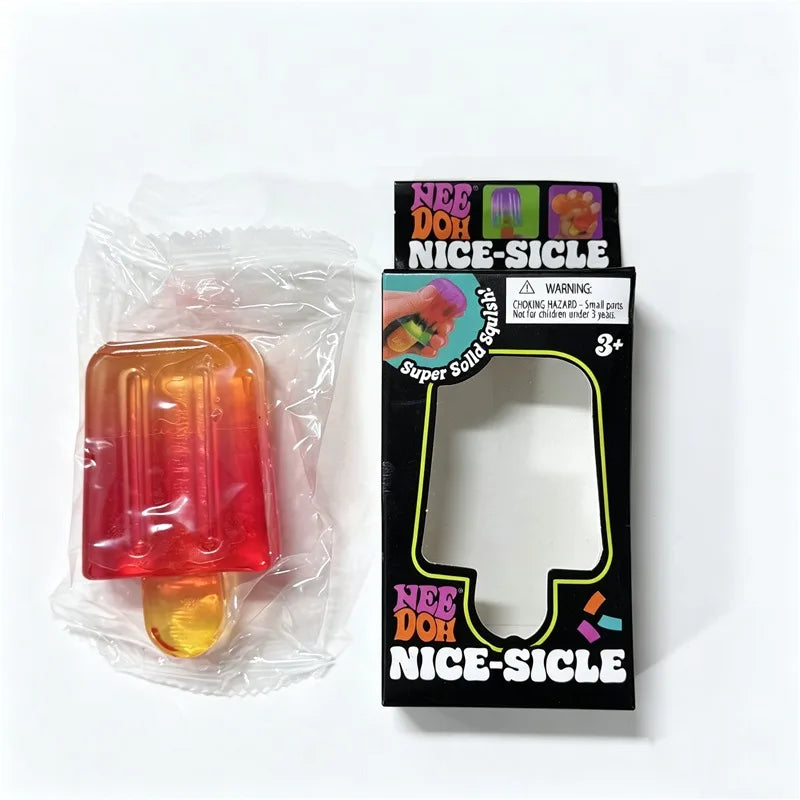Needoh Nice-Sicle fidget toy by HSF Marketplace, colorful popsicle-shaped sensory toy for stress relief and focus