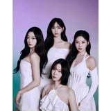 A-Aespa Whiplash aesthetic poster, HD canvas wall art featuring K-pop group Aespa