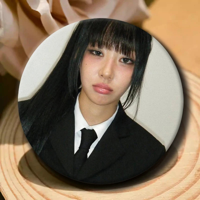 YVES soft button pins for LOONA fans, cute K-pop accessories by HSF Marketplace