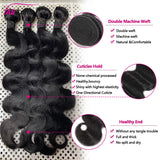 24 26 Inch Human Hair Bundles And Closure Body Wave Bundles With 4x4 Closure Raw Hair Bundles Human Hair 5x5 2x6 HD Lace Closure Brazilian Human Hair Bundles And Weaves Raw Hair Bundles Deals Transparent HD Lace Closure 100%