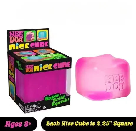 NeeDoh Sugar Skull Cats and Nice Cube squishy sensory toys by HSF Marketplace for stress relief
