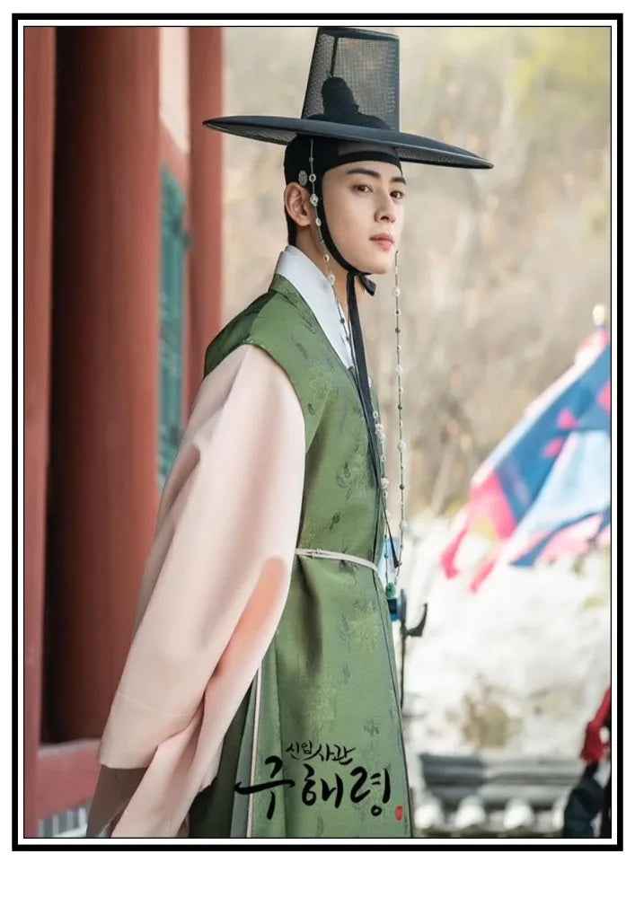 Rookie Academian Goo Hae-ryung canvas poster featuring Korean drama artwork for home decor by HSF Marketplace