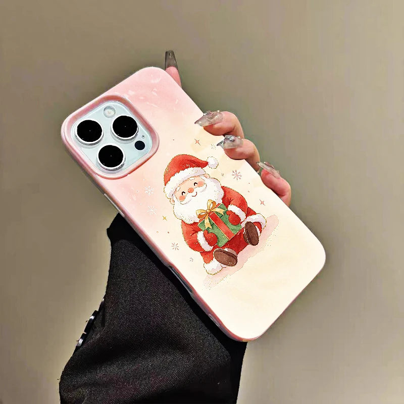Christmas Santa gift phone case for iPhone 17 to 12 Pro by HSF Marketplace