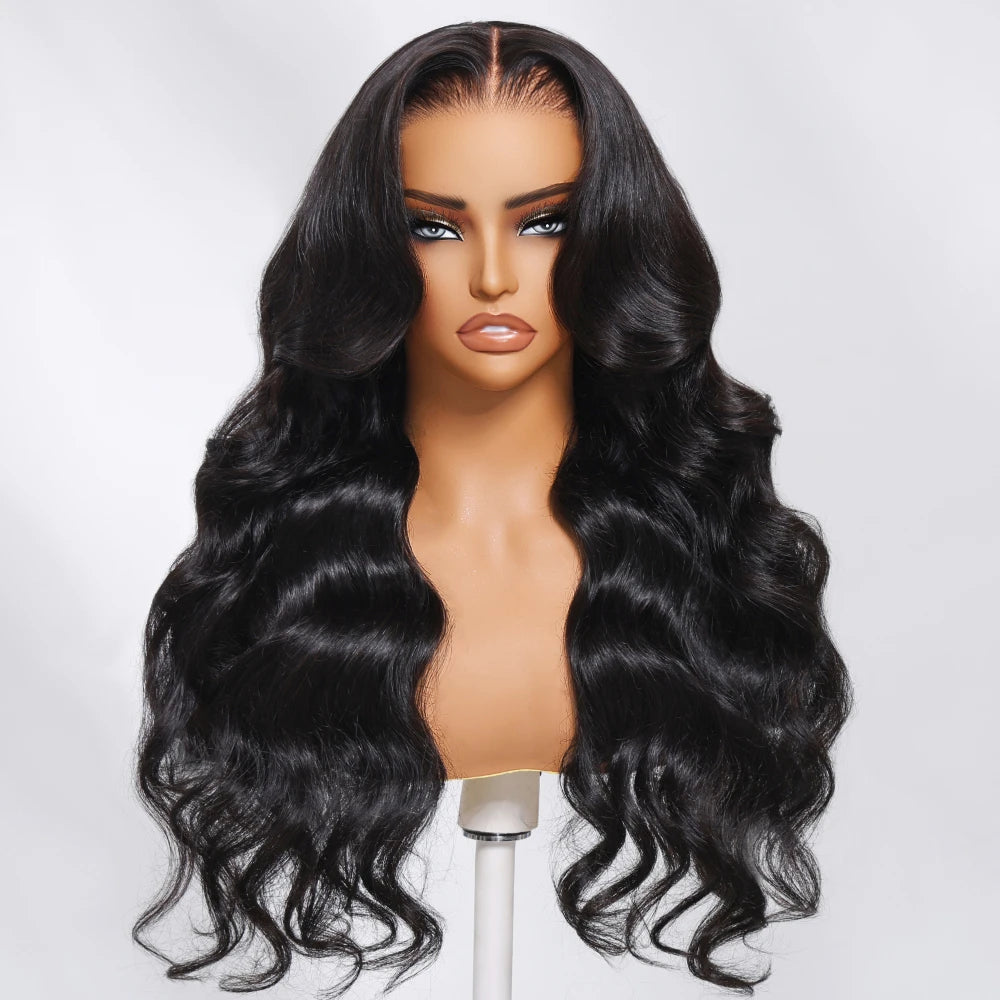 Body wave glueless lace frontal wig 13x4, human hair, by HSF Marketplace