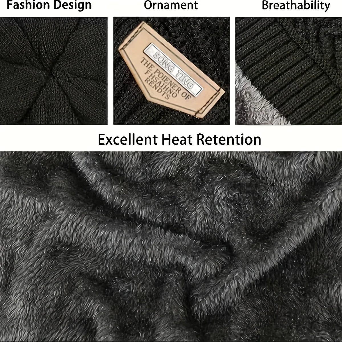 Winter warm gloves, scarf and hat set for men and women by HSF Marketplace