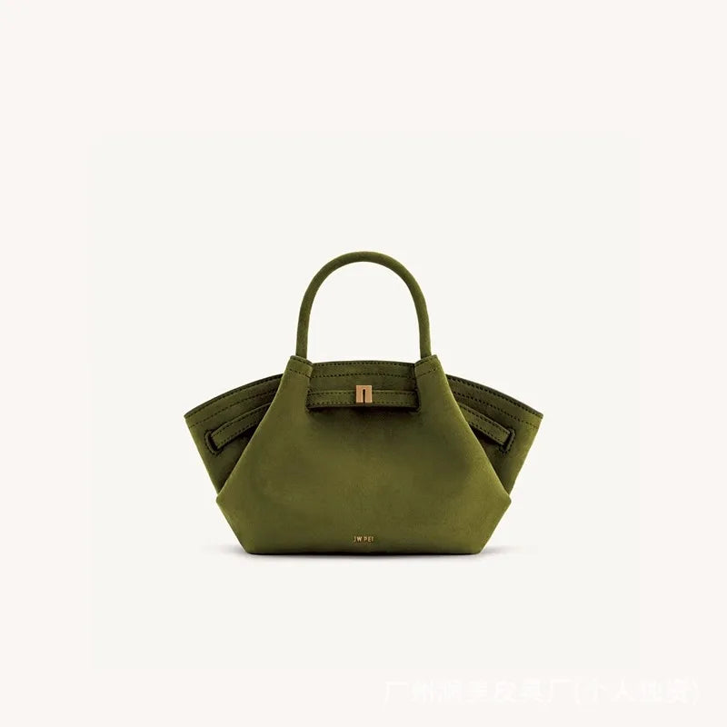 JW PEI Dumpling Bag, genuine leather women's crossbody handbag in a stylish curved design