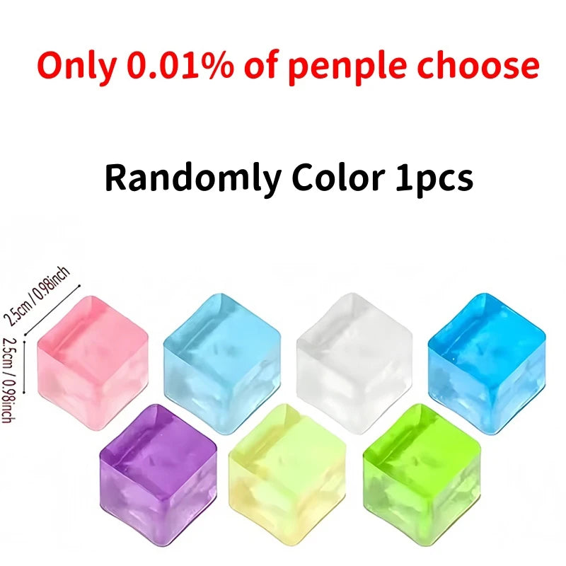 5cm Cheese Squishy Stress Ball Squeeze Toys Soft Squeeze Stress Relief Fidget Toys Desk Decor Decompression Toy Gift for Adults