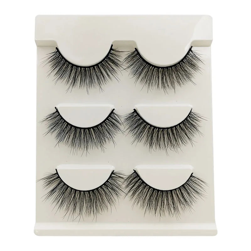 YSDO 3/5 Pairs 3D Mink EyeLashes Natural Hair False EyeLashes Long 100% Dramatic Eye MakeupFake Lashes Fluffy Cilios Lashes G803