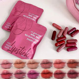 HSF Marketplace festival makeup 12-color matte lipstick set with long-lasting, non-fading lip balm for women, vibrant and versatile.