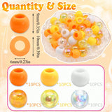60pcs Colorful Versatile Hair Beads for Braids - Durable Accessory for Hair Styling
