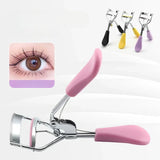 Multicolor woman eyelash curler from HSF Marketplace, professional makeup tool for curling and lifting natural eyelashes.