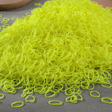 1000/2000Pcs Colorful Small Disposable Hair Bands Scrunchie Girls Elastic Rubber Band Ponytail Holder Hair Accessories Hair Ties
