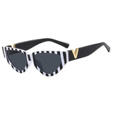 Luxury vintage cat eye sunglasses for women by HSF Marketplace, stylish designer eyewear with UV400 protection and fashionable cateye shape.