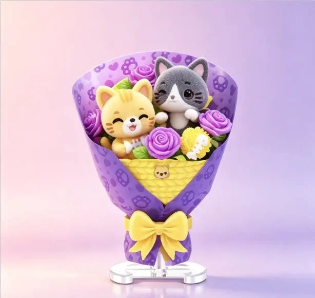 ZURU Fingertip Collectible Bouquet mini blind box surprise ball figurine table display ornament set