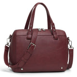Women's faux leather crossbody shoulder bag with adjustable strap by HSF Marketplace