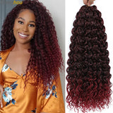 GoGo Curl crochet hair for Black women by HSF Marketplace, beach wave style in textured curls
