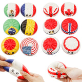 @@@@NEW Soccer Cup Event Souvenir  Styles Country Flag Squishy Toy Soft Squeeze Stress Relief Fidget Toy Football Fans Gifts