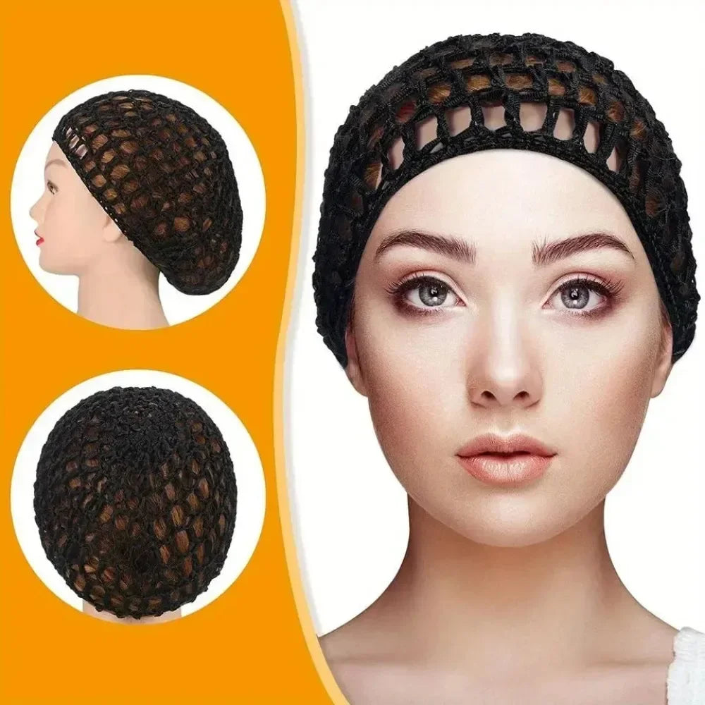 Handmade thick thread crochet hair cap for wig and sleep protection by HSF Marketplace
