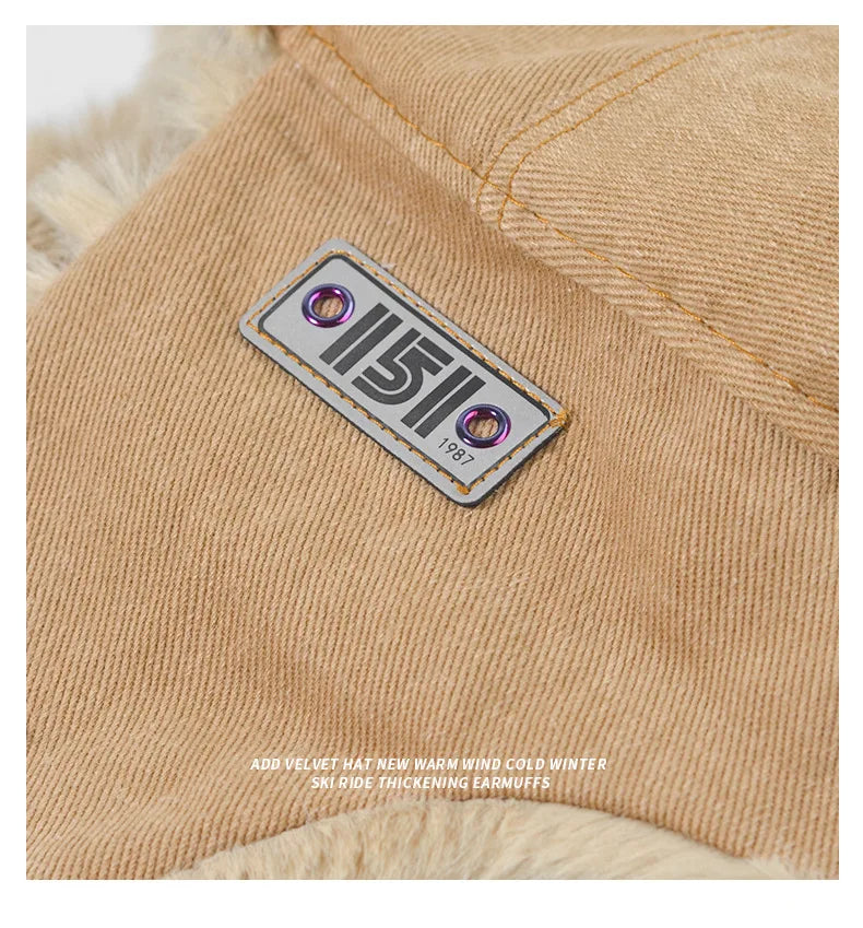 Black and grey Russian ushanka bomber hat with thick faux fur, earflaps, and warm winter design for women and men